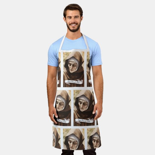 Saint Teresa van Avila Schort (Gedragen)