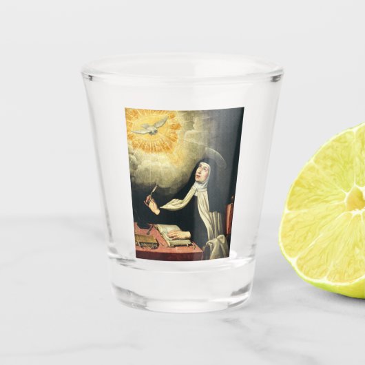 Saint Teresa van Avila Shot Glas (Voorkant)