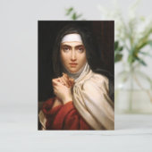 Saint Teresa van Jezus Bedankkaart (Staand voorkant)