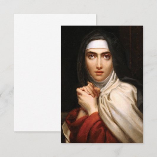 Saint Teresa van Jezus Bedankkaart (Voorkant / Achterkant)