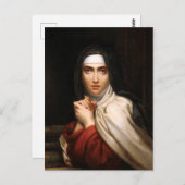 Saint Teresa van Jezus Briefkaart (Voorkant / Achterkant)