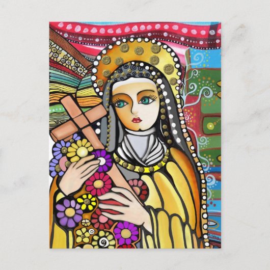 Saint Teresa van Jezus Briefkaart (Voorkant)