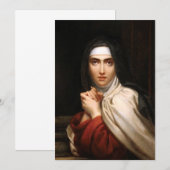 Saint Teresa van Jezus Kaart (Voorkant / Achterkant)