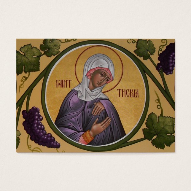 Saint Thekla Mini-Prayer Kaart (Voorkant)