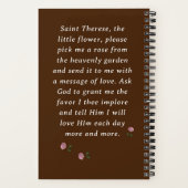 Saint Therese Katholiek Gebedsboek Notitieboek (Achterkant)