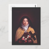 Saint Therese of Lisieux Briefkaart (Voorkant / Achterkant)