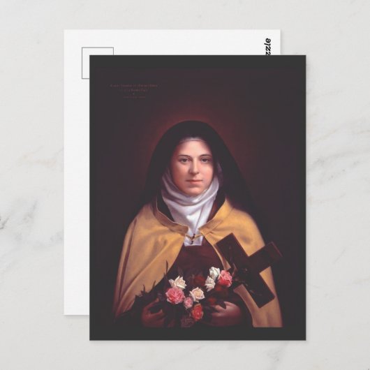 Saint Therese of Lisieux Briefkaart (Voorkant / Achterkant)