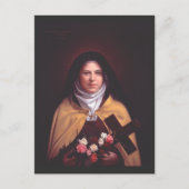 Saint Therese of Lisieux Briefkaart (Voorkant)