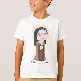 Saint Therese of Lisieux Cute katholiek T-shirt