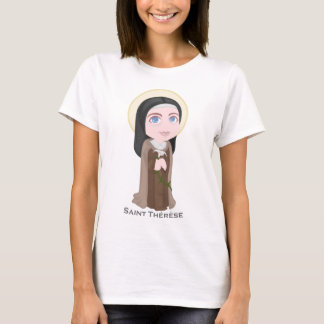 Saint Therese of Lisieux Cute katholiek T-shirt