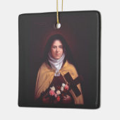 Saint Therese of Lisieux Keramisch Ornament (Links)