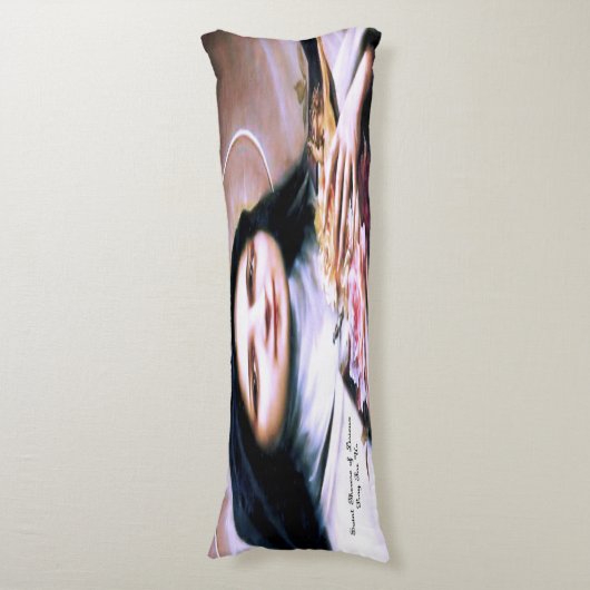 Saint Therese of Lisieux Lichaamskussen (Voorkant Verticaal)