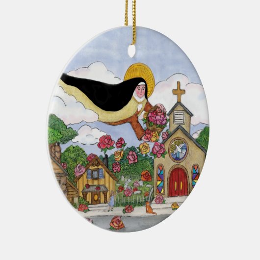 Saint Therese of Lisieux Ornament (Rechts)