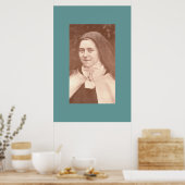 Saint Therese of Lisieux Poster (Keuken)