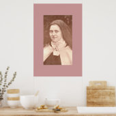 Saint Therese of Lisieux Poster (Keuken)