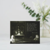 Saint Therese over Eucharistische Adoratie Briefkaart (Staand voorkant)