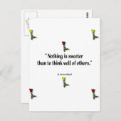 Saint Therese Quote 1 Briefkaart (Voorkant / Achterkant)