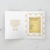 Saint Therese Spirituele Bouquet Prayer-kaart Kaart (Binnen)