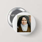saint therese van lisieux ronde button 5,7 cm (Voorkant /achterkant)