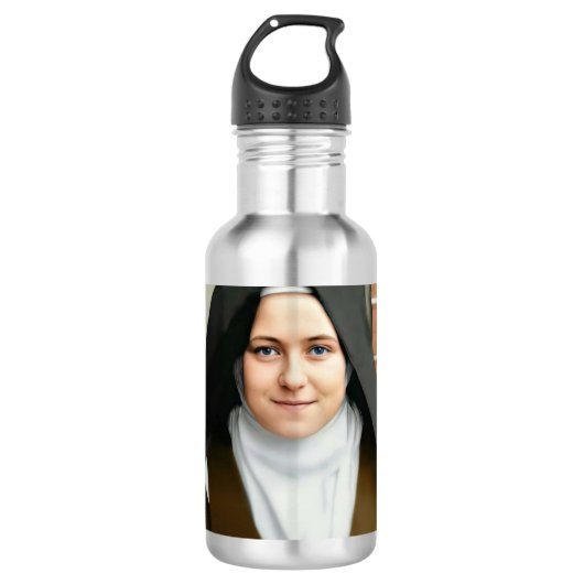 saint therese van lisieux waterfles  (Voorkant)