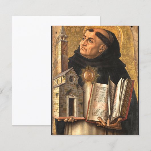 Saint Thomas Aquinas (Voorkant / Achterkant)