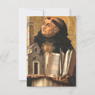 Saint Thomas Aquinas Bedankkaart