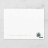 Saint Thomas Aquinas Briefkaart (Achterkant)