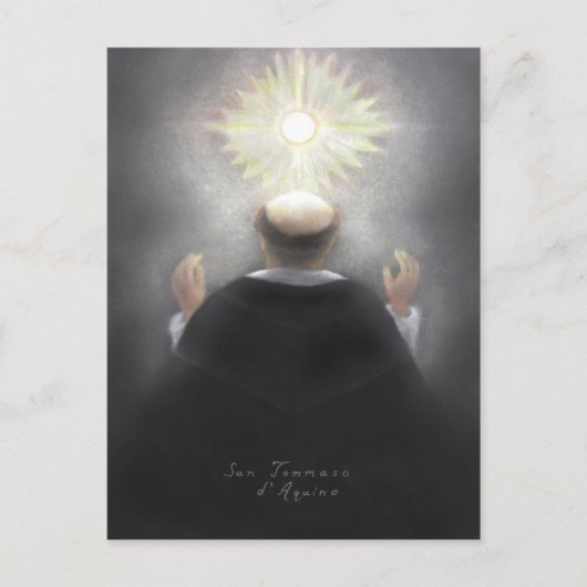 Saint Thomas Aquinas Briefkaart (Voorkant)