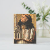 Saint Thomas Aquinas Briefkaart (Staand voorkant)