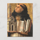 Saint Thomas Aquinas Briefkaart (Voorkant)
