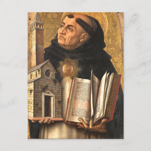 Saint Thomas Aquinas Briefkaart (Voorkant)