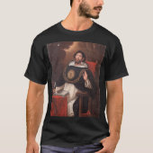 Saint Thomas Aquinas By Luis Munoz Lafuente T-shirt (Voorkant)