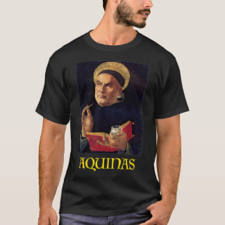 Saint Thomas Aquinas die katholiek schildert  T-shirt