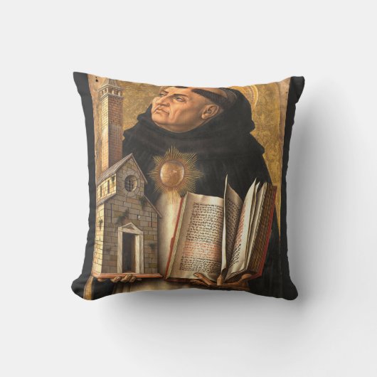 Saint Thomas Aquinas Doctor of Truth Kussen (Voorkant)