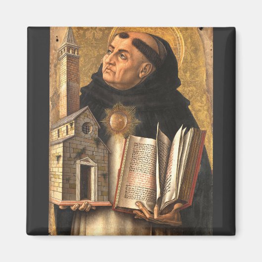 Saint Thomas Aquinas Doctor of Truth Magneet (Voorkant)