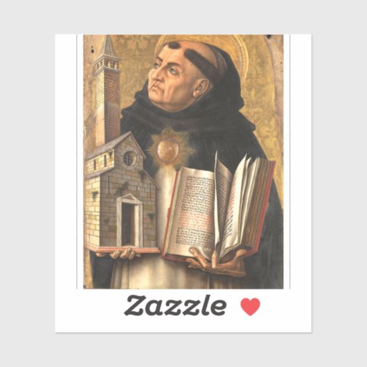 Saint Thomas Aquinas Doctor of Truth Sticker (Vel)