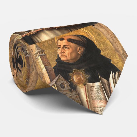 Saint Thomas Aquinas Doctor of Truth Stropdas (Opgerold)