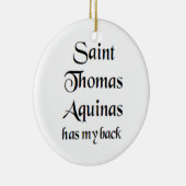 saint thomas aquinas keramisch ornament (Rechts)