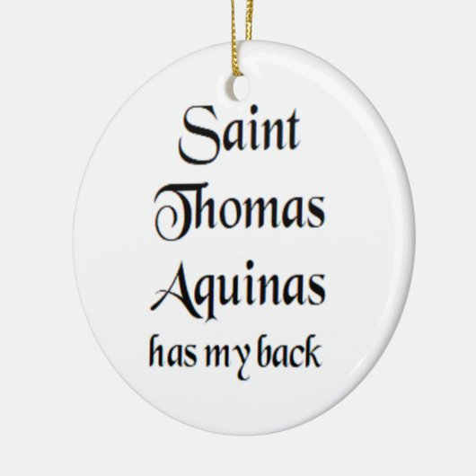 saint thomas aquinas keramisch ornament (Links)