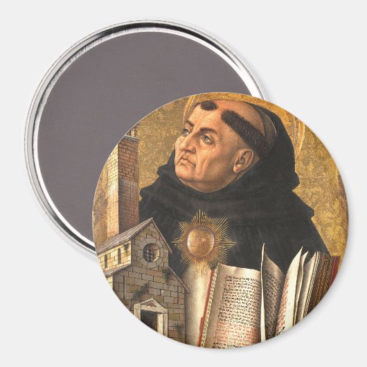 Saint Thomas Aquinas Magneet (Voorkant / Achterkant)