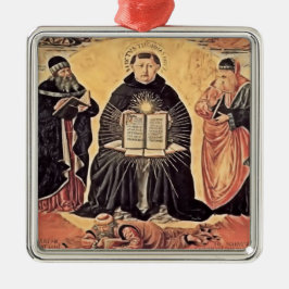 Saint Thomas Aquinas Metalen Ornament