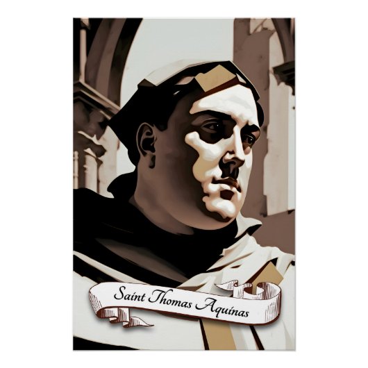 Saint Thomas Aquinas Perfect Poster (Voorkant)