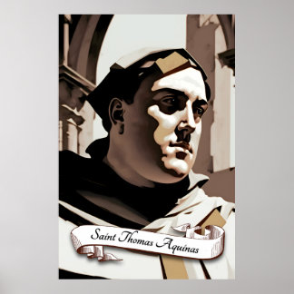 Saint Thomas Aquinas Poster