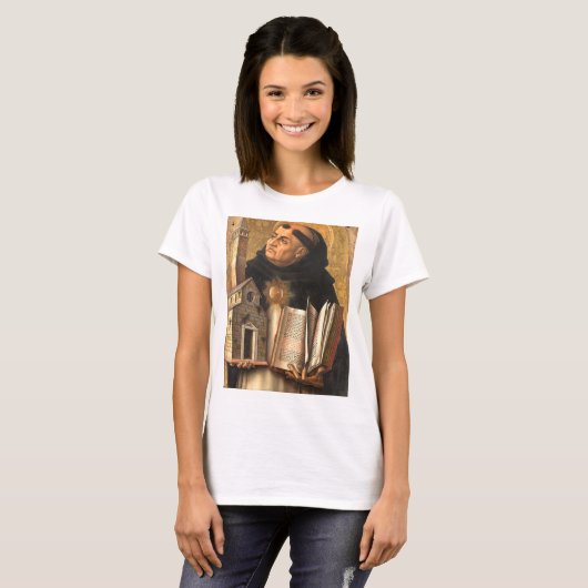 Saint Thomas Aquinas T-shirt (Voorkant volledig)