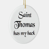 saint thomas coffee mug keramisch ornament (Rechts)