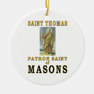 SAINT THOMAS KERAMISCH ORNAMENT