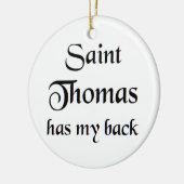 saint thomas koffiemok keramisch ornament (Links)