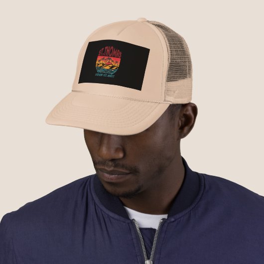 Saint Thomas Maagdeneilanden Surfstrand Ocean Va Trucker Pet (In situ)