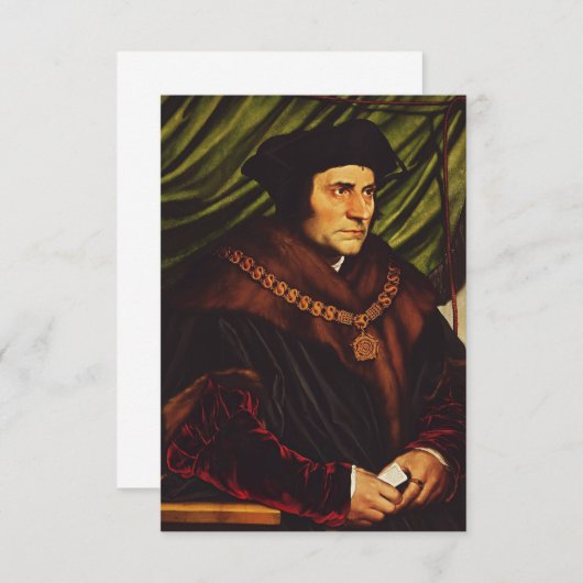 Saint Thomas More Bedankkaart (Voorkant / Achterkant)