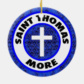 Saint Thomas More Keramisch Ornament (Achterkant)